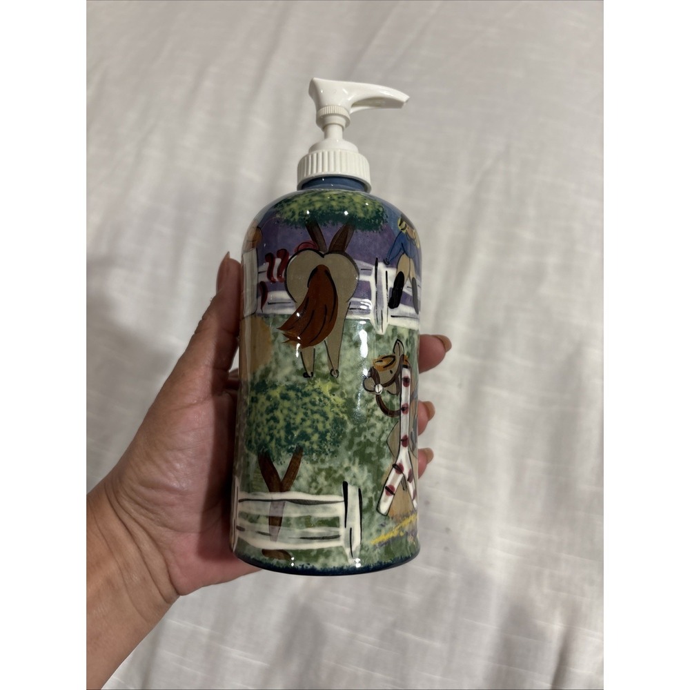 Lesal  Ceramics Soap Dispenser Vintage